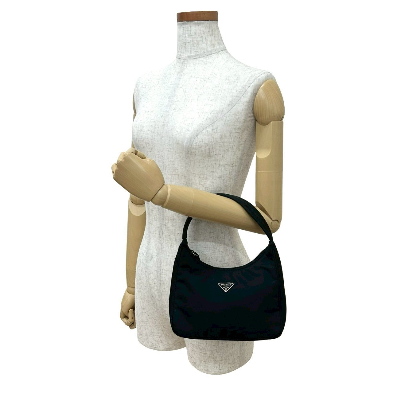 PRADA Handbag Nylon black