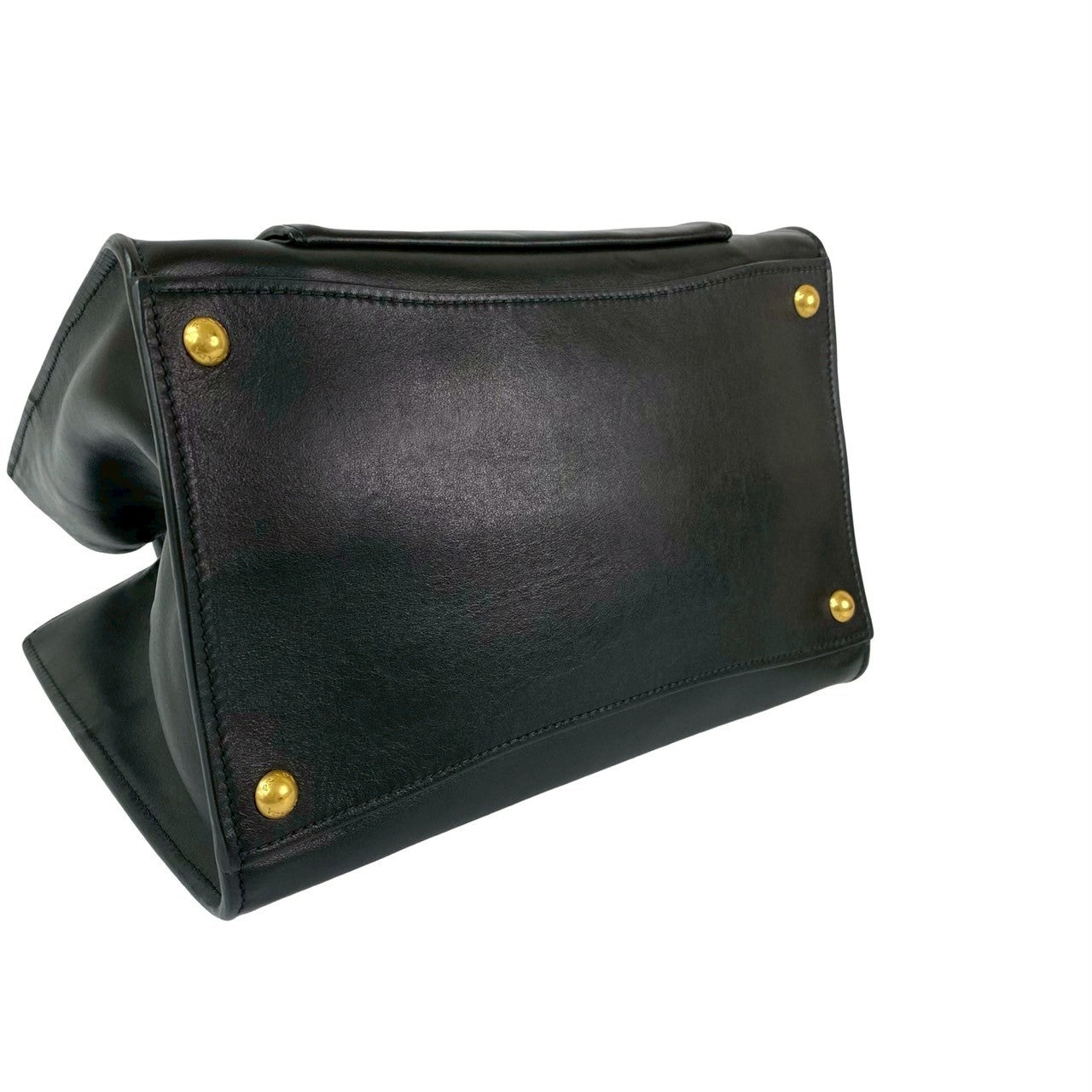 PRADA Shoulder Bag leather black