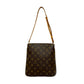 LOUIS VUITTON Shoulder Bag leather Brown Monogram Musette Salsa
