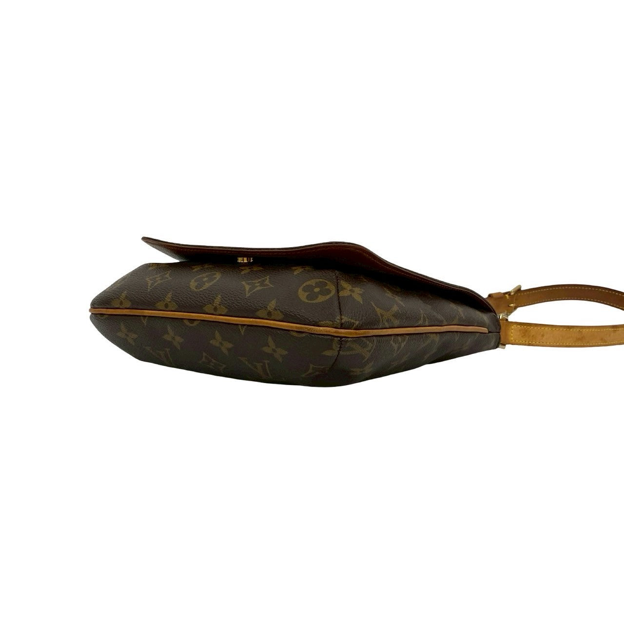 LOUIS VUITTON Shoulder Bag leather Brown Monogram Musette Salsa