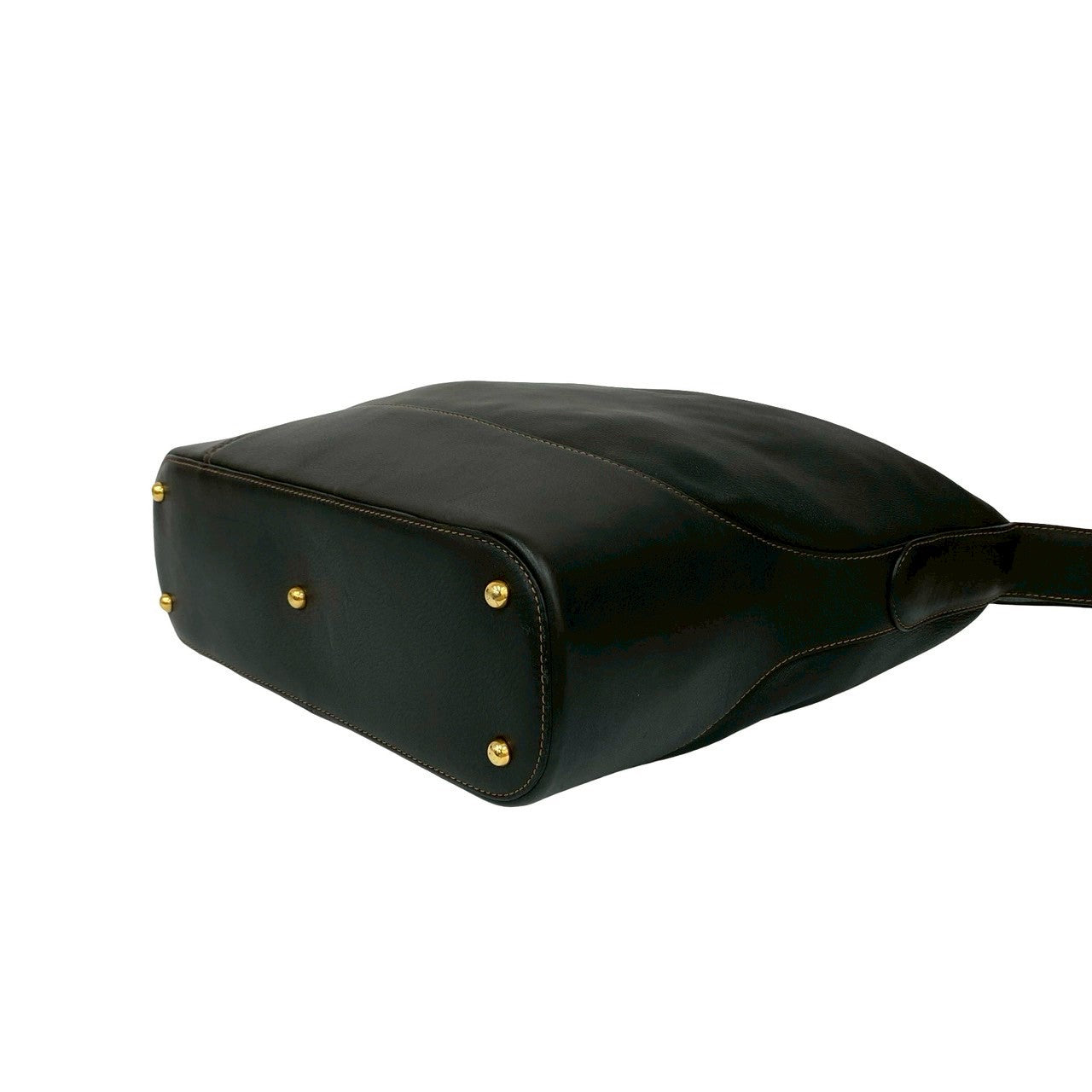 LOEWE Shoulder Bag leather black Anton