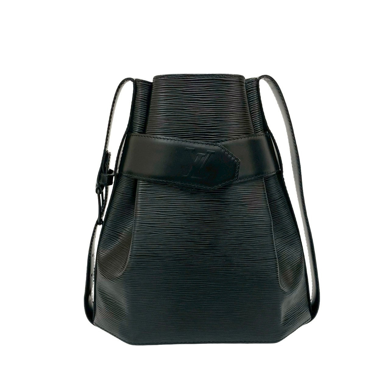 LOUIS VUITTON Shoulder Bag Epi Leather black Epi Sac de Paul