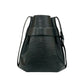 LOUIS VUITTON Shoulder Bag Epi Leather black Epi Sac de Paul