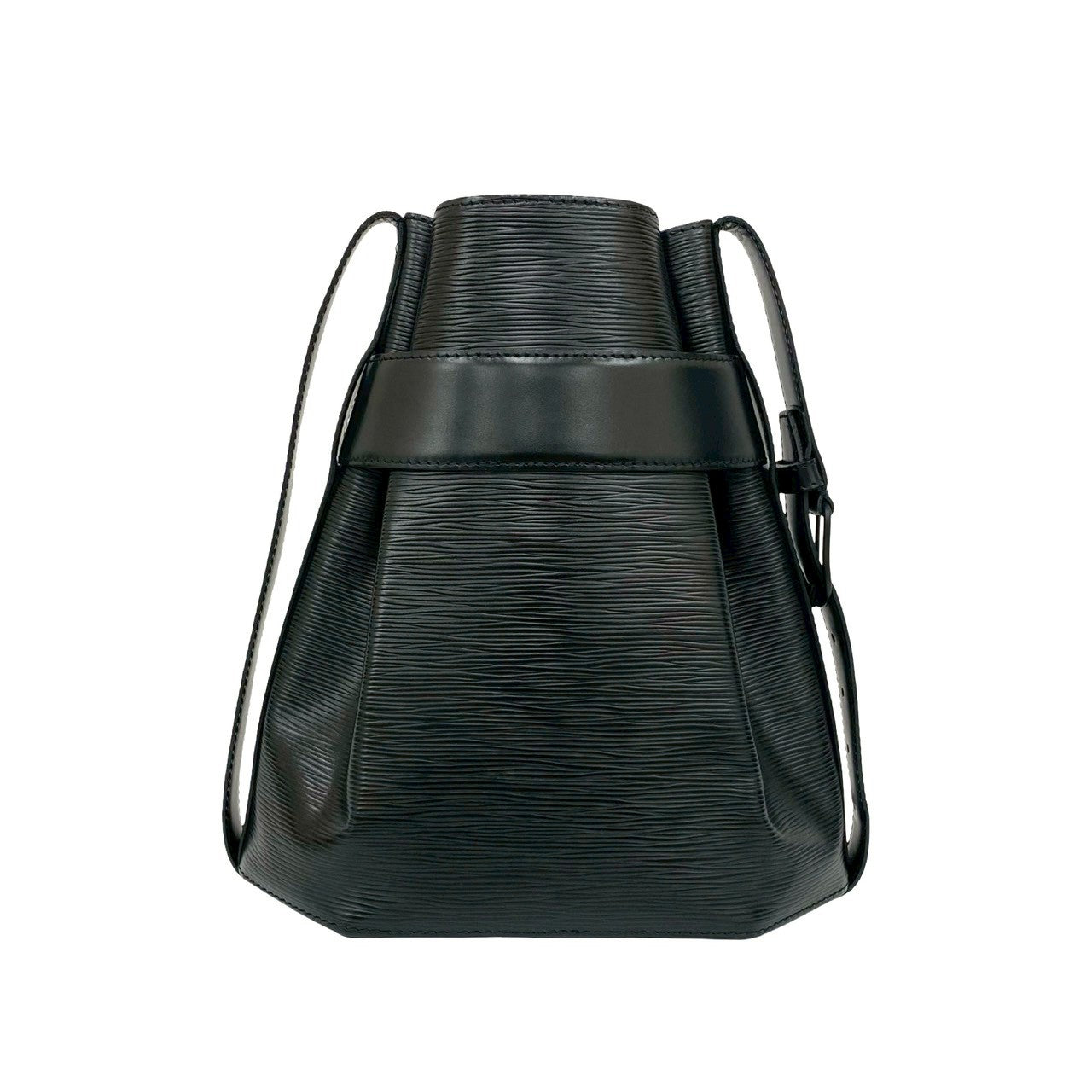 LOUIS VUITTON Shoulder Bag Epi Leather black Epi Sac de Paul