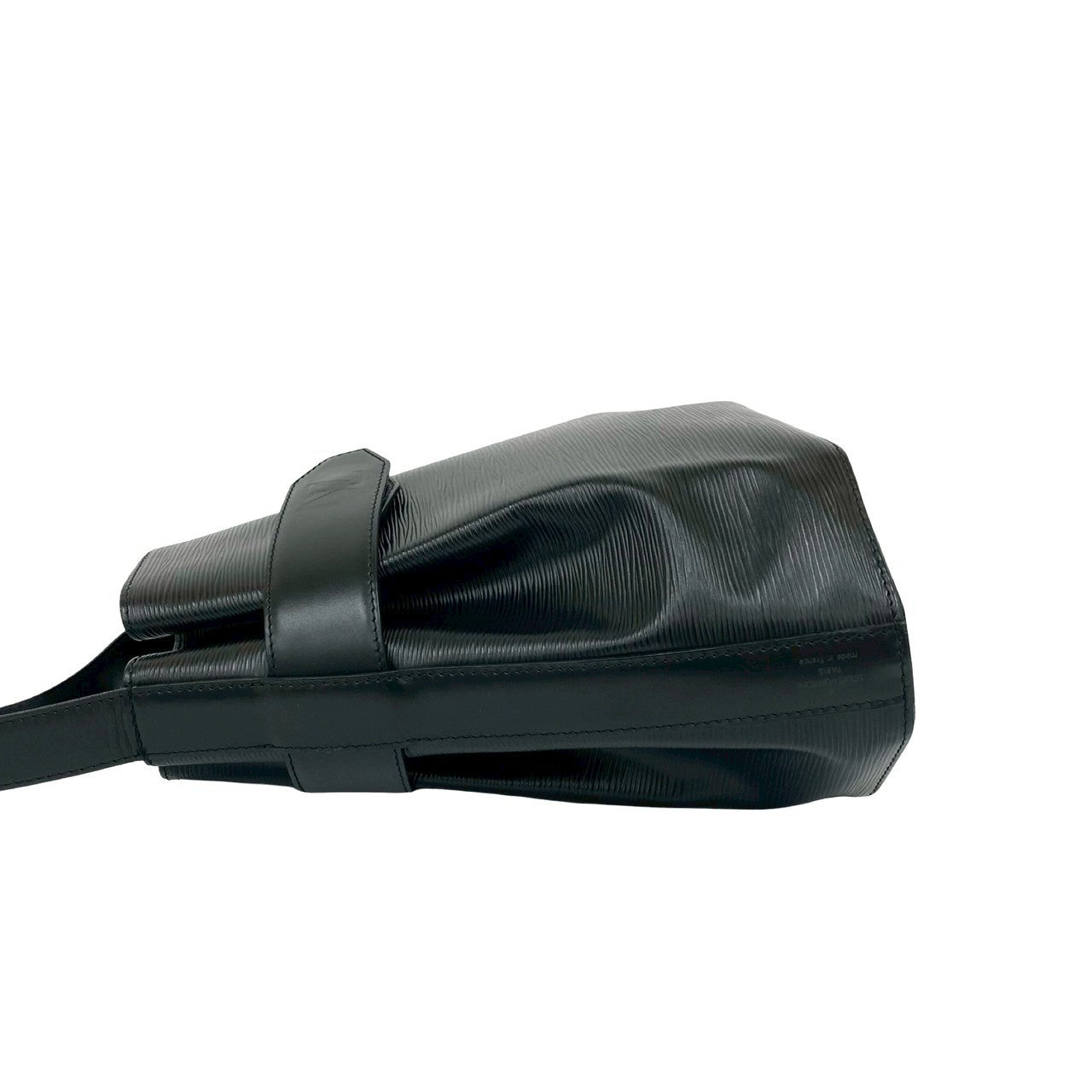 LOUIS VUITTON Shoulder Bag Epi Leather black Epi Sac de Paul