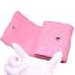 GUCCI Bifold Wallet 598629 leather pink Compact wallet GG Marmont Women Used Authentic