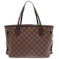 LOUIS VUITTON Tote Bag N51109 Damier canvas Brown Damier Never full PM Women Used Authentic