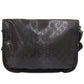 GUCCI Shoulder Bag 201732 PVC coated canvas black GG implementation Messenger bag mens Used Authentic