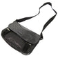 GUCCI Shoulder Bag 201732 PVC coated canvas black GG implementation Messenger bag mens Used Authentic