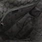 GUCCI Shoulder Bag 201732 PVC coated canvas black GG implementation Messenger bag mens Used Authentic