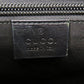 GUCCI Shoulder Bag 201732 PVC coated canvas black GG implementation Messenger bag mens Used Authentic