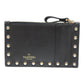 VALENTINO Coin case ZW2P0548BOL Calfskin black Women Used Authentic