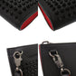Christian Louboutin Shoulder Bag 1185130 leather black Sky Pouch Studs Women Used Authentic
