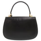 GUCCI Handbag 000 46 0210 leather black Lady Rock Vintage Women Used Authentic