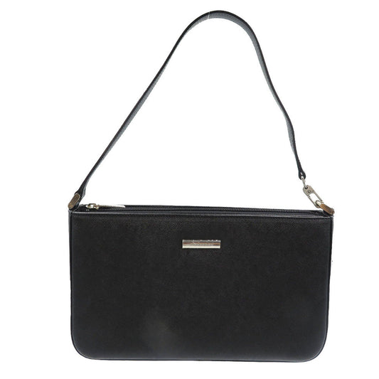 BURBERRY Handbag YM4017BH09 leather black Women Used Authentic