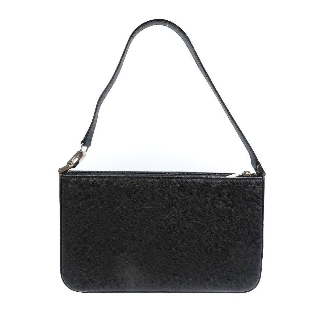 BURBERRY Handbag YM4017BH09 leather black Women Used Authentic