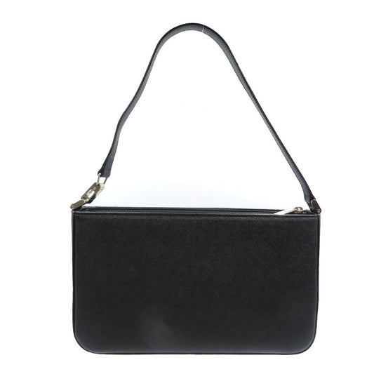 BURBERRY Handbag YM4017BH09 leather black Women Used Authentic