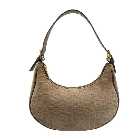 CELINE Handbag Suede mocha Women Used Authentic