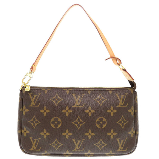 LOUIS VUITTON Pouch M51980 Monogram canvas Brown Monogram Pochette Accessories Women Used Authentic