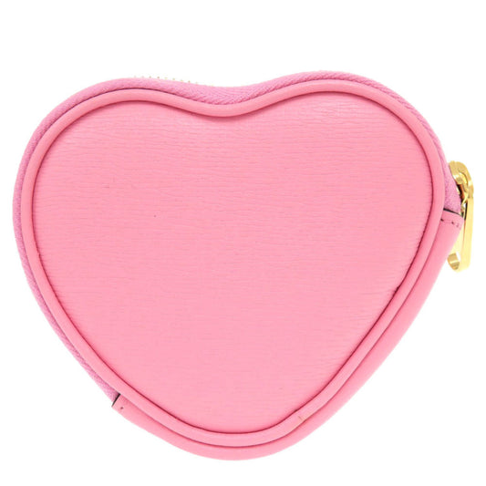GUCCI Coin case 701062 leather pink x Banana Women Used Authentic