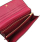 LOEWE Long Wallet Purse leather Bordeaux