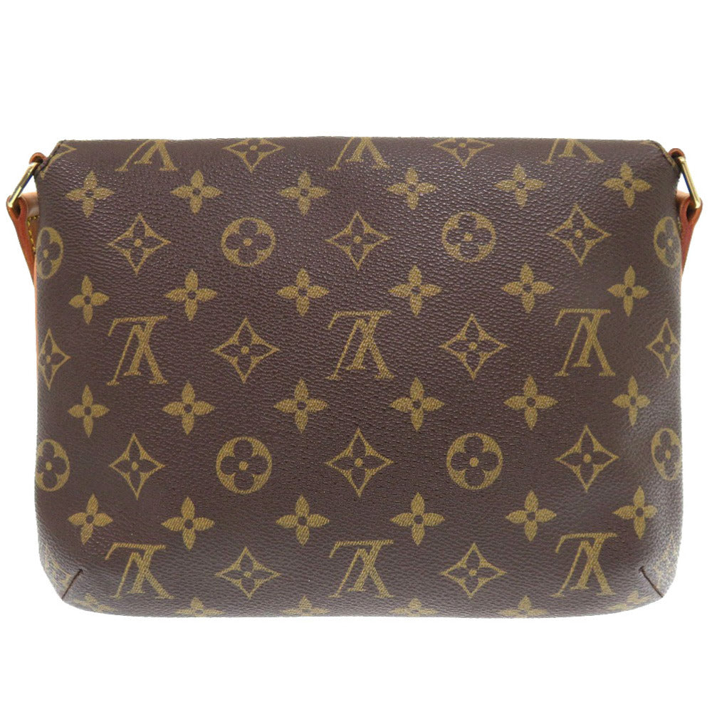 LOUIS VUITTON Shoulder Bag M51257 Monogram canvas Brown Monogram Musette Tango Short Strap Women Used Authentic