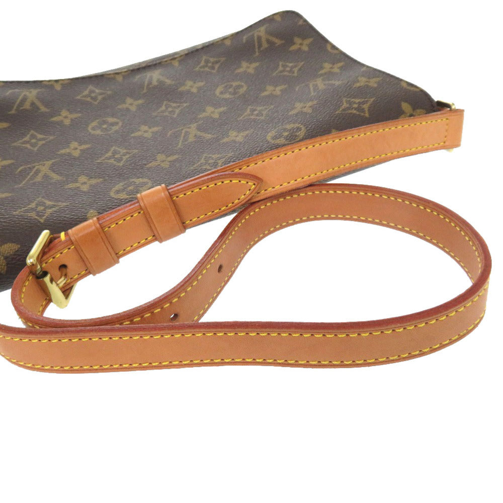 LOUIS VUITTON Shoulder Bag M51257 Monogram canvas Brown Monogram Musette Tango Short Strap Women Used Authentic