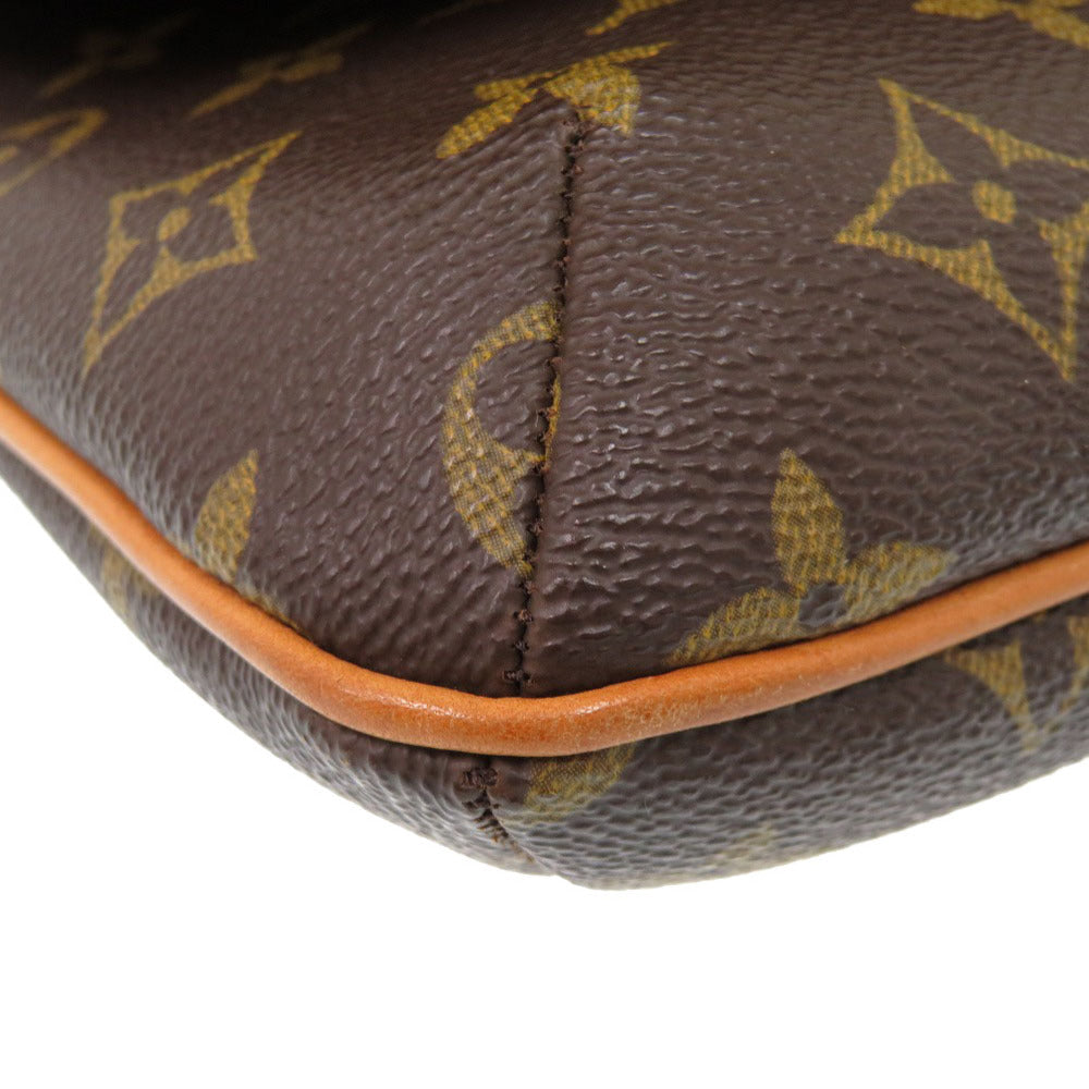 LOUIS VUITTON Shoulder Bag M51257 Monogram canvas Brown Monogram Musette Tango Short Strap Women Used Authentic