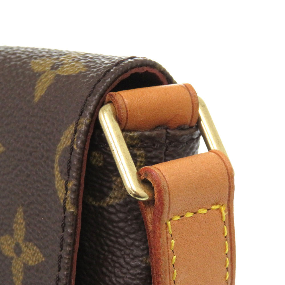 LOUIS VUITTON Shoulder Bag M51257 Monogram canvas Brown Monogram Musette Tango Short Strap Women Used Authentic