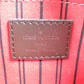 LOUIS VUITTON Pouch Damier canvas Brown Damier Neverfull Pouch for PM Women Used Authentic