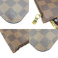 LOUIS VUITTON Pouch Damier canvas Brown Damier Neverfull Pouch for PM Women Used Authentic
