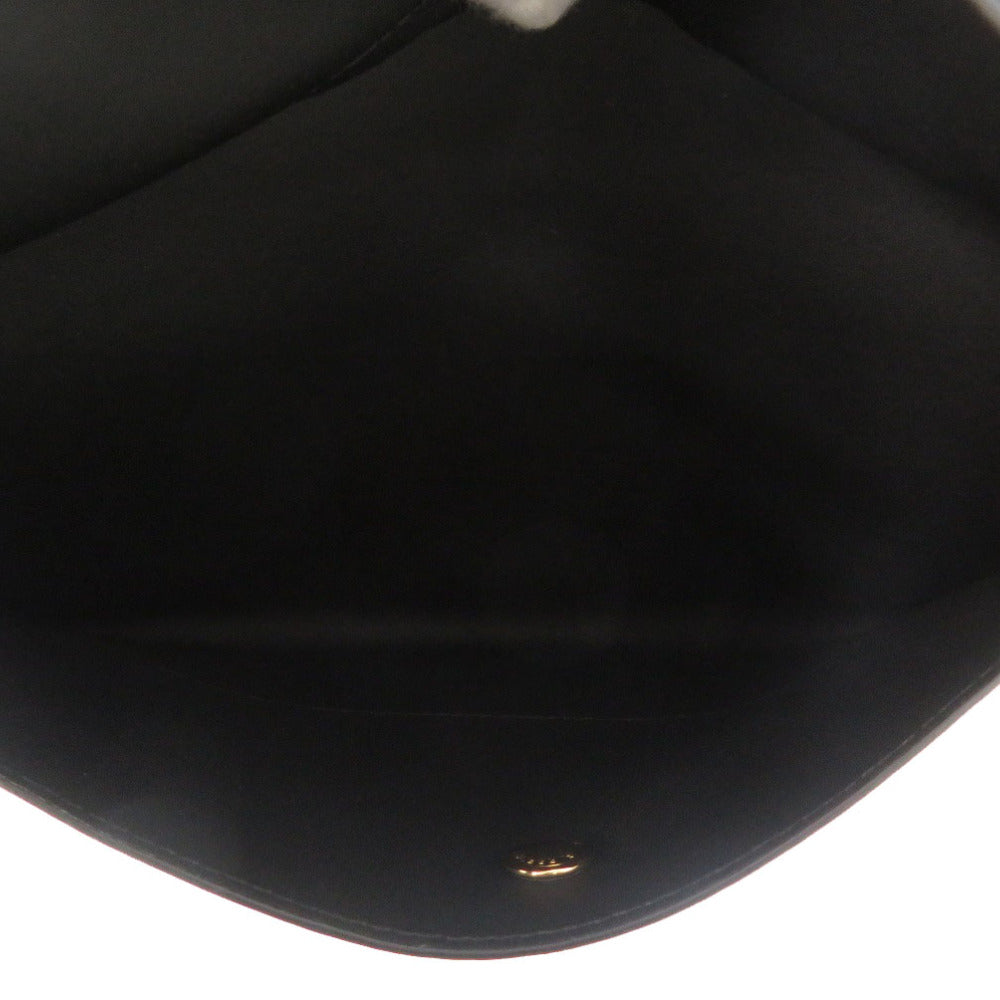 BURBERRY Waist bag leather black unisex(Unisex) Used Authentic