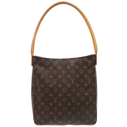 LOUIS VUITTON Shoulder Bag M51145 Monogram canvas Brown Monogram LoopingGM Women Used Authentic