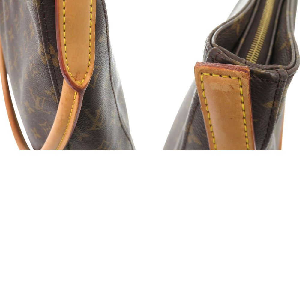 LOUIS VUITTON Shoulder Bag M51145 Monogram canvas Brown Monogram LoopingGM Women Used Authentic