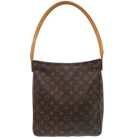 LOUIS VUITTON Shoulder Bag M51145 Monogram canvas Brown Monogram LoopingGM Women Used Authentic