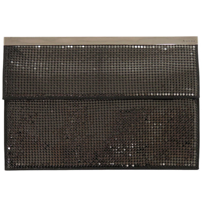 GUCCI Clutch bag Satin black