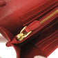 PRADA Long Wallet Purse 1M1437 Nylon, Leather Red