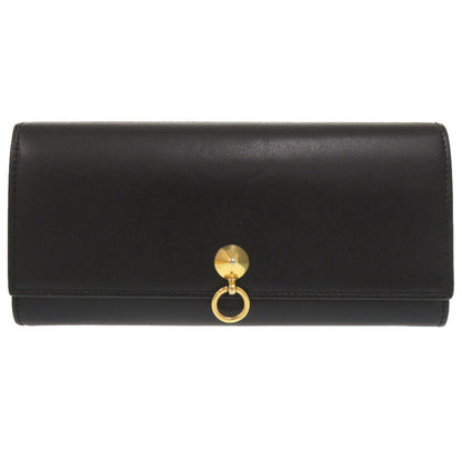 FENDI Long Wallet Purse 8M2051 leather black By The Way Continental Women Used Authentic