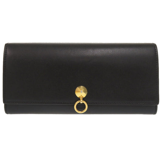 FENDI Long Wallet Purse 8M2051 leather black By The Way Continental Women Used Authentic