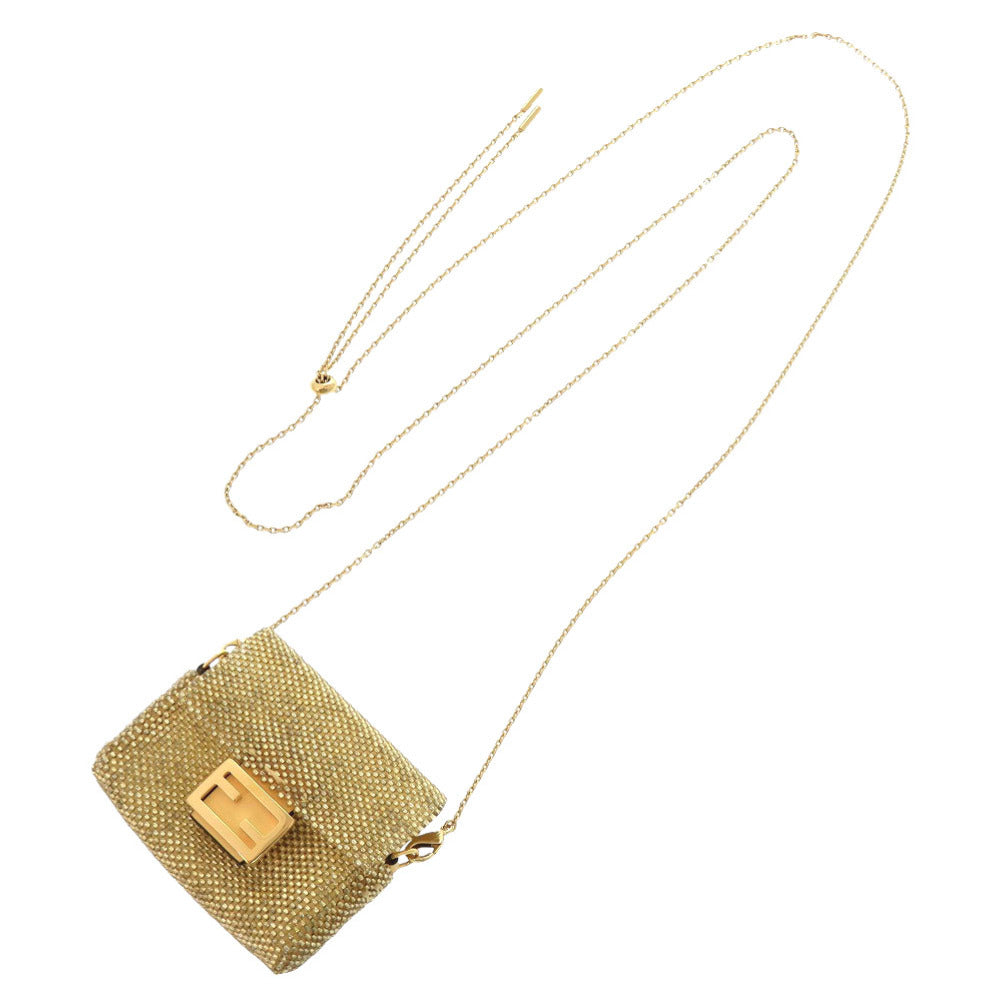 FENDI Shoulder Bag metal gold Pico Bucket AirPods Case, AirPods Case, Earphone Case