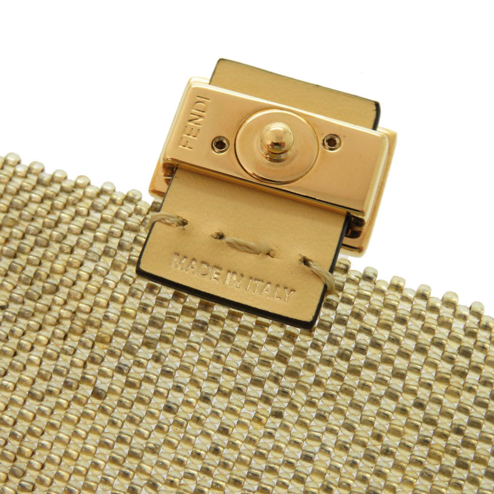 FENDI Shoulder Bag metal gold Pico Bucket AirPods Case, AirPods Case, Earphone Case