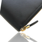 PRADA SAFFIANO ROUND ZIP LONG WALLET GOLD