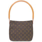 LOUIS VUITTON Shoulder Bag M51146 Monogram canvas Brown Monogram LoopingMM Women Used Authentic