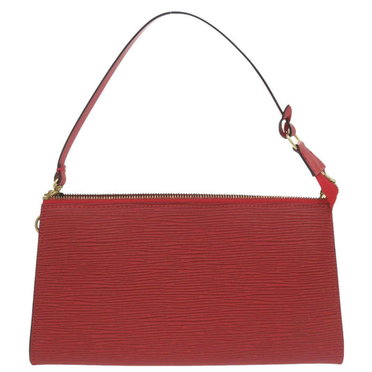 LOUIS VUITTON Handbag M52947 Epi Leather Castilian red Epi pochette accessories Women Used Authentic