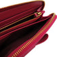 PRADA Long Wallet Purse 1M0506 leather Peonia ribbon