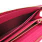 PRADA Long Wallet Purse 1M0506 leather Peonia ribbon