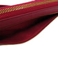 PRADA Long Wallet Purse 1M0506 leather Peonia ribbon