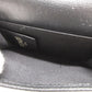 FENDI Tri-fold wallet 7M0280 leather black Compact wallet signature logo mens Used Authentic
