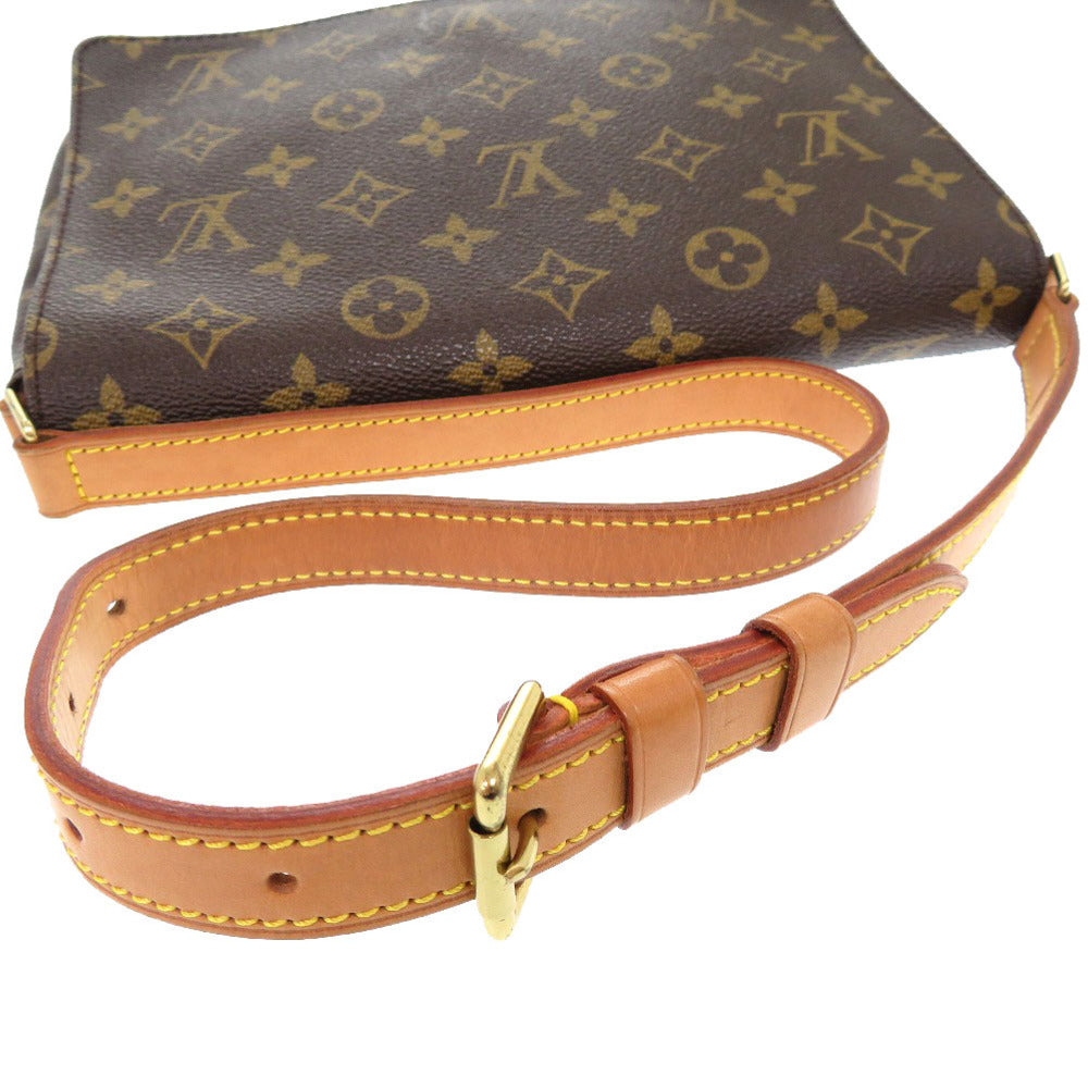 LOUIS VUITTON Shoulder Bag M51257 Monogram canvas Brown Monogram Musette Tango Short Strap Women Used Authentic