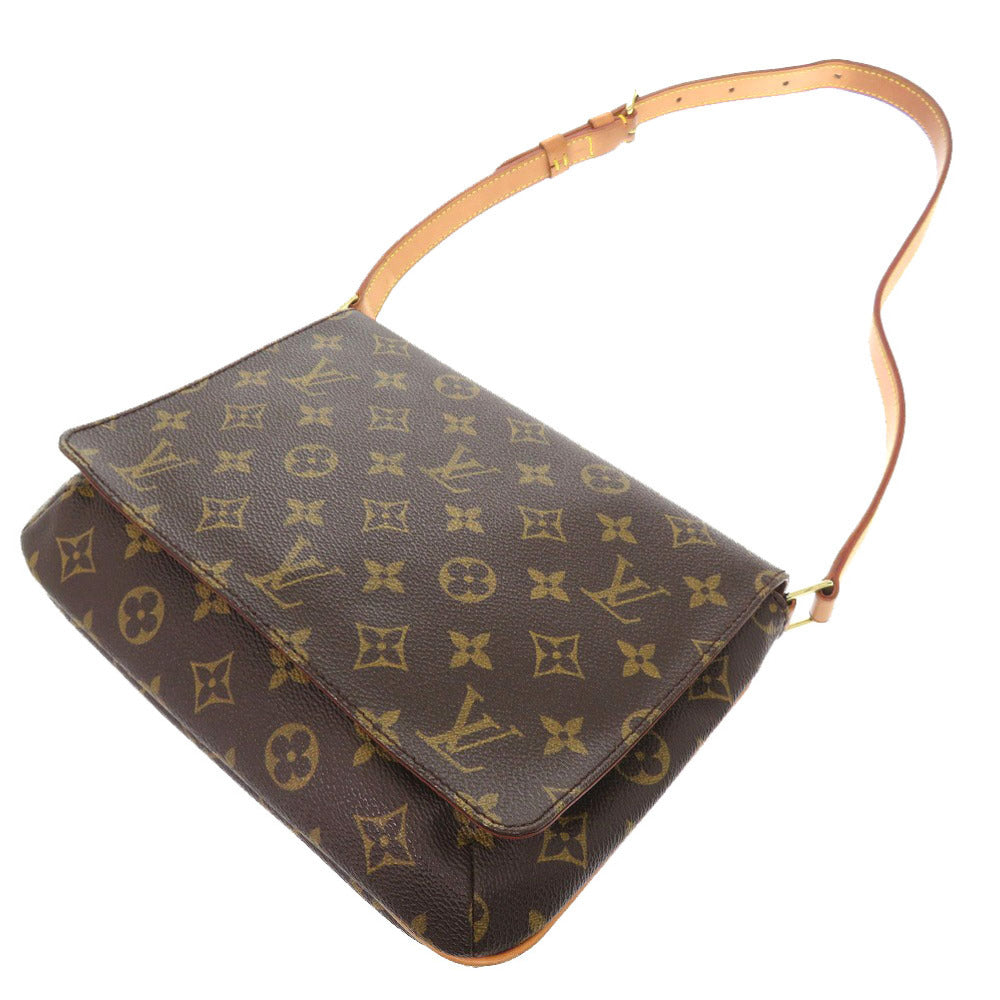 LOUIS VUITTON Shoulder Bag M51257 Monogram canvas Brown Monogram Musette Tango Short Strap Women Used Authentic